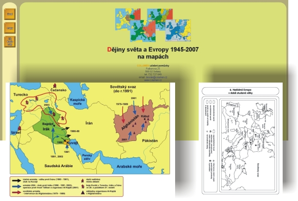 CD-ROM Dějiny světa a Evropy ve 20. století na mapách II. (1945 - 2007)
