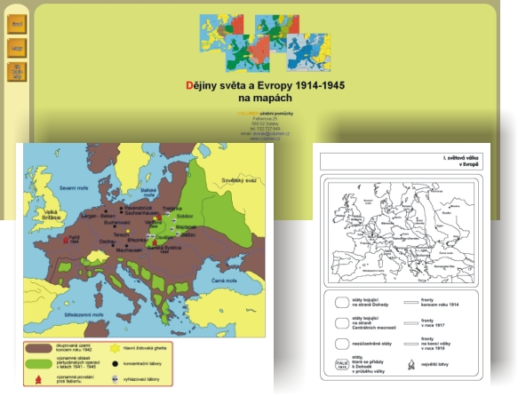 CD-ROM Dějiny světa a Evropy ve 20. století na mapách I. (1914 - 1945)